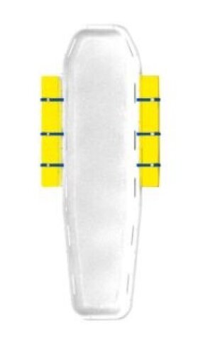 Flotteur gonflable pour plan dur ou barquette - 2 pièces