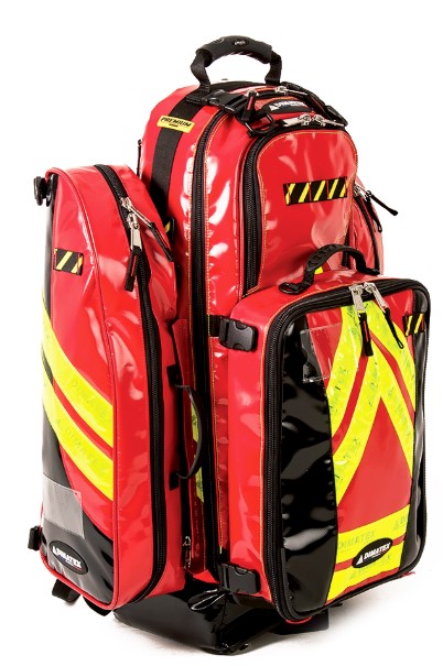 Sac d'oxygénothérapie Dimatex Coyote PVC - rouge - (sans matériel)