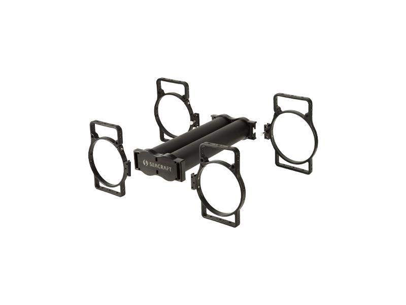 Plateforme de couplage étroite pour scooter sous-marin Seacraft