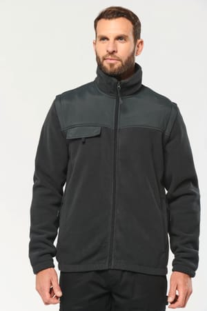 Veste polaire manches amovibles