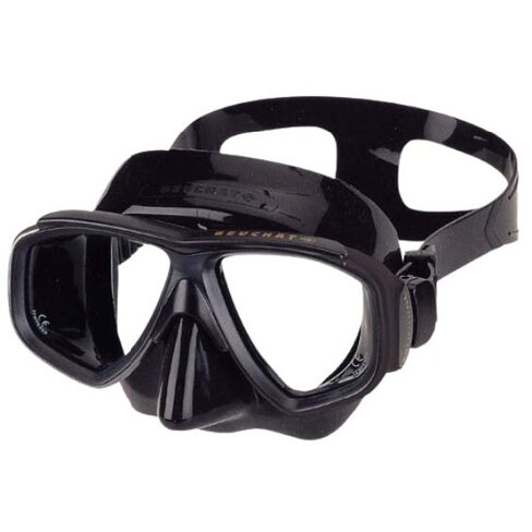 Masque silicone bi-verre Mundial Beuchat - noir