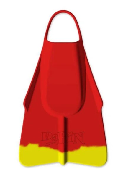 Palmes Dafin Lifeguard - rouge/jaune - (Minimum de commande 10 paires)