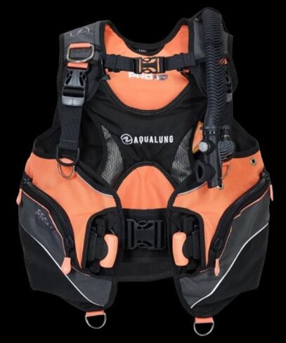 Gilet stabilisateur réglable Pro-HD - noir / orange - femme - Aqualung
