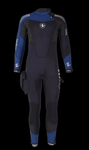 Combinaison néoprène Dynaflex - 5 mm - homme - noir/bleu - Aqualung