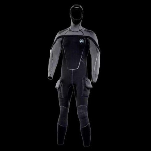 Combinaison TEK Thermiq - 8/7 mm - homme - noir/gris - Apeks