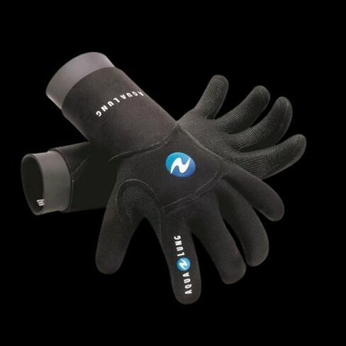 Paire de gants 5 doigts Dry Comfort - 4 mm - noir - Aqualung