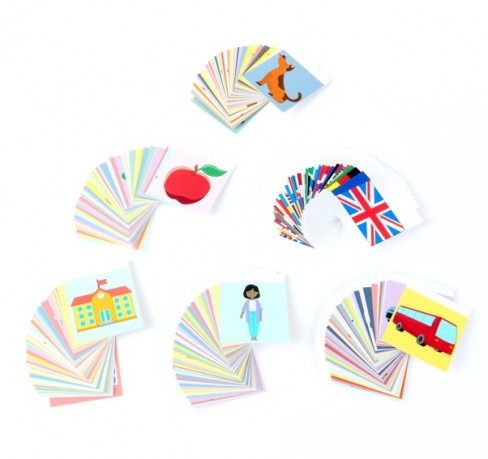 Carte pour mur sonore interactif - 6 lots de 36