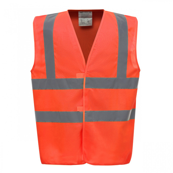 Gilet haute visibilité - Toptex - fermeture velcro - 100% polyester  - taille 3XL - coloris au choix