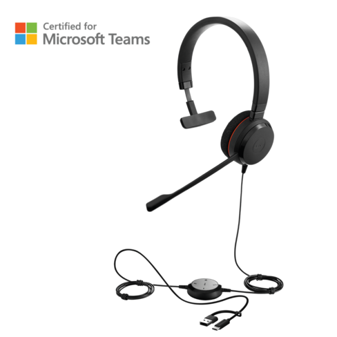 Casque filaire pour softphonie Jabra Evolve 20 MS Mono
