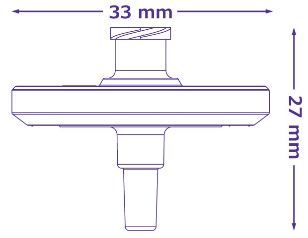 Filtre seringue millex HPLC, membrane pvdf, non-stérile, porosité 0,45 µm, diamètre 33 mm, x250