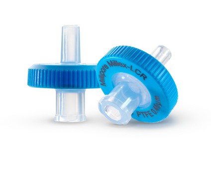 Filtre seringue millex HPLC, membrane ptfe hydrophile, non-stérile, porosité 0,45 µm, diamètre 13 mm, x1000