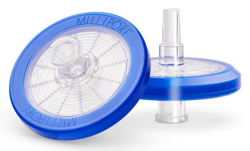 Filtre seringue millex, membrane mce, stérile, porosité 0,45 µm, diamètre 33 mm, CE, app. médicale, embouts FLL/MLS, x50