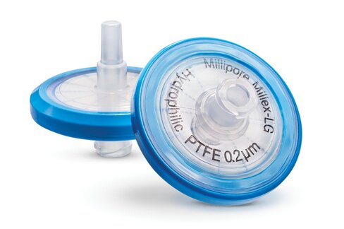 Filtre seringue millex HPLC, membrane ptfe hydrophile, non-stérile, porosité 0,20 µm, diamètre 33 mm, x1000