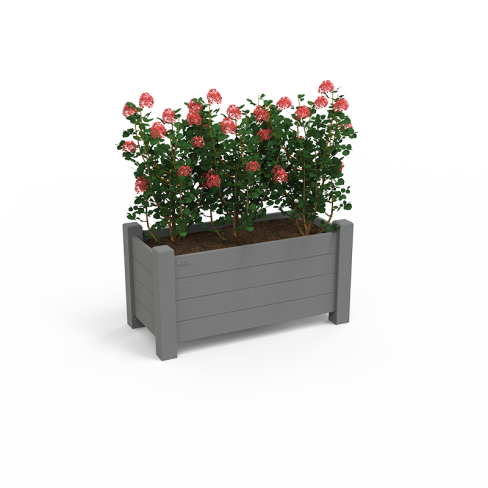 Jardinière rectangle - l. 134 cm - coloris standard - déchargé sous abri