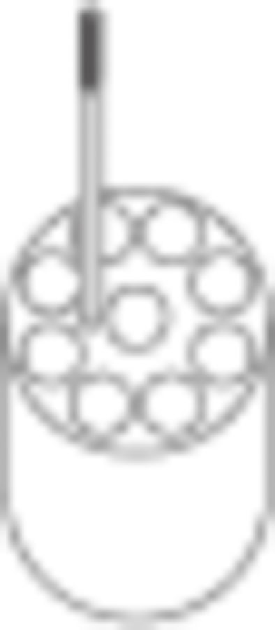 Portoir pour 9 tubes de 3ml - 10 x 60mm pour nacelle 1481, 1490 et 1495