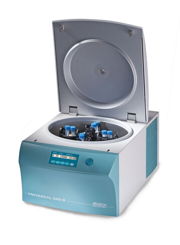 Petite centrifugeuse réfrigérée Universal 320 R capacité max.400 ml-vitesse max. - rotor libre-5000 tr/min