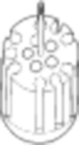 Portoir pour 14 tubes de 3ml -10 x 60mm pour nacelle 1425