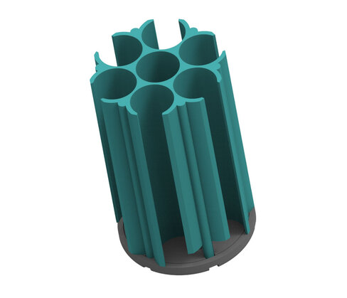 Portoir pour 12 tubes de 12 x 100mm pour nacelle 1425