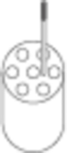 Portoir pour 7 tubes Sarstedt de 1,1-1,4ml pour nacelle 1481, 1490 et 1495