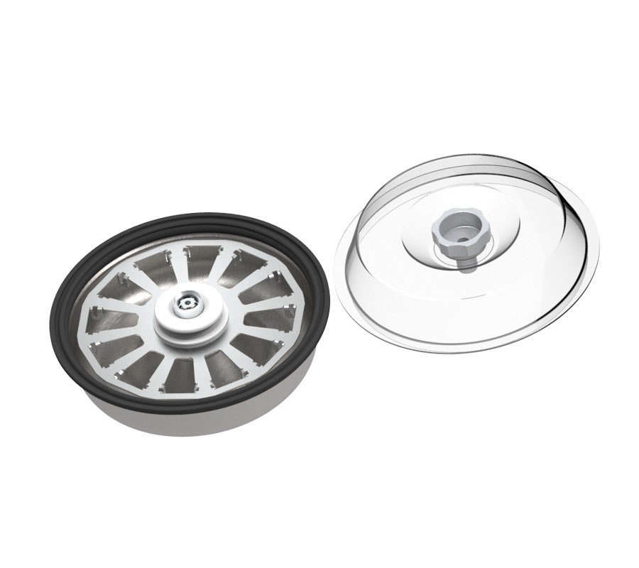 Rotor libre 12 pos pour Rotofix 32A et Universal 320 R 12 chambres - 2 000 tr/min - couvercle étanche