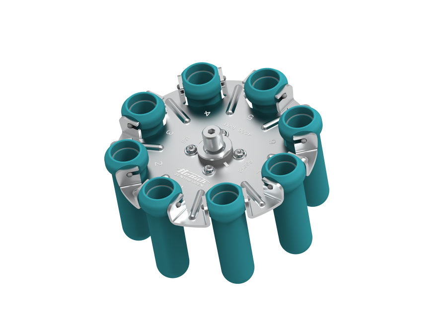 Rotor libre 8 positions pour Rotofix 32A et Universal 320 R 8 x 15 ml - 4 000 tr/min soit 2 415g
