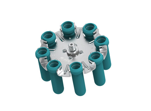 Rotor libre 8 positions pour Rotofix 32A et Universal 320 R 8 x 15 ml - 4 000 tr/min soit 2 415g
