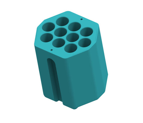 Nacelle pour 10 tubes de 14 x 100mm pour rotor 1624