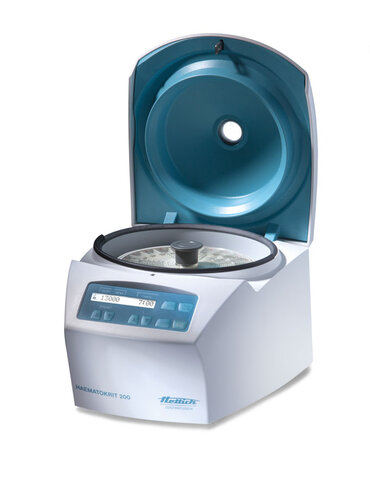 Petite centrifugeuse de paillasse HAEMATOKRIT 200 max 13 000 tr/min - capacité max de 24 capillaires