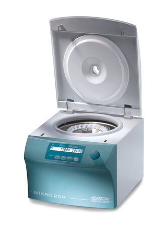 Microcentrifugeuse ventilée MIKRO 200 vitesse max 15 000 tr/min - capacité max 60 ml