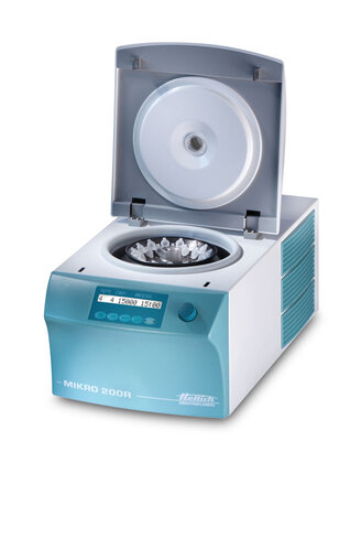 Microcentrifugeuse réfrigérée MIKRO 200 R capacité maximale de 60 ml - vitesse maximale 15 000 tr/min