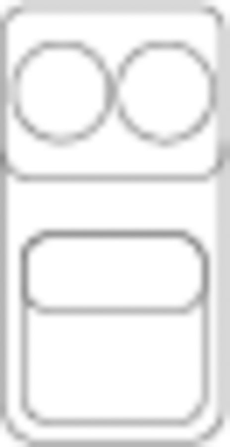 Portoir pour 2 tubes de 25ml - 24 x 100mm pour nacelle 1427