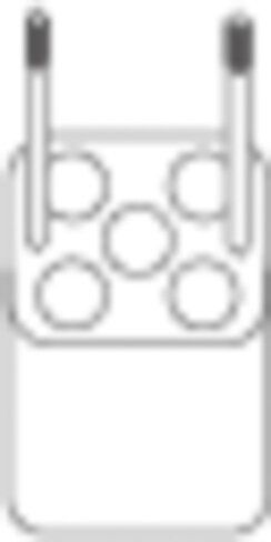 Portoir pour 5 tubes Sarstedt de 15 x 75/92mm pour nacelle 1427