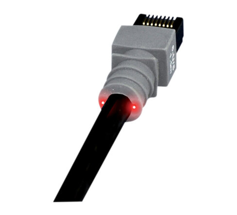 Câble RJ45 Catégorie 6 U/FTP LSOH noir - 1,2 m - PATCHSEE 6-F/4