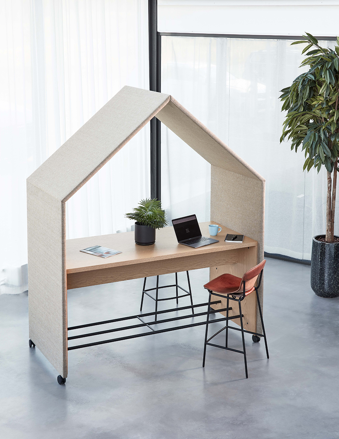 Espace confidentiel de travail mobile Half Hut Gem