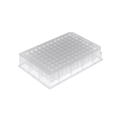 Plaque deepwell 96 puits de 1,2 mL, puits ronds avec fonds ronds, low profile x 50