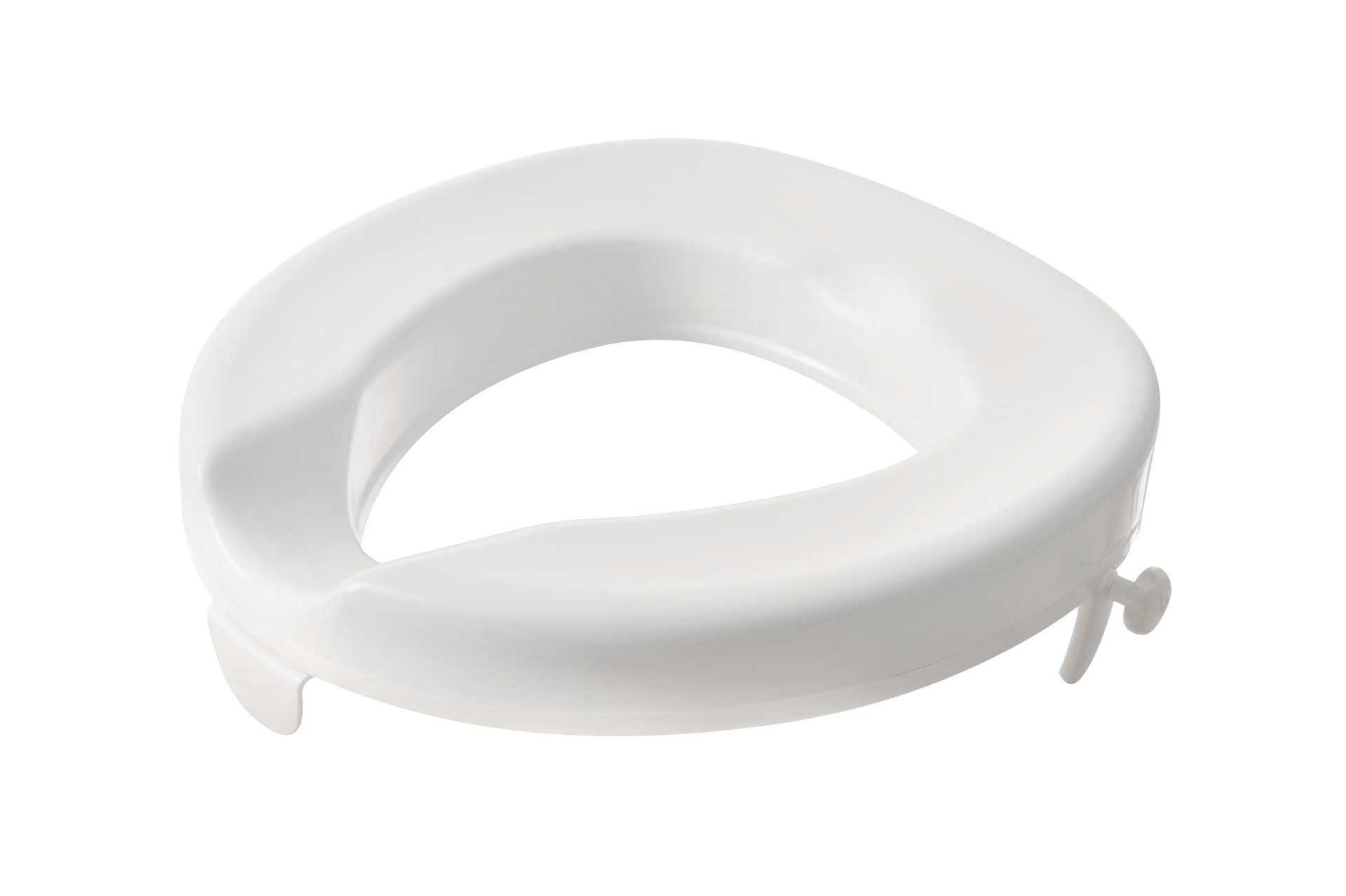 Rehausseur toilettes Serenity - ep. 5 cm, sans couvercle - poids supporté limite : 220 kg - blanc