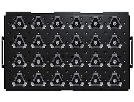 Plateforme 76 x 46 cm en résine phénolique pour 24 flacons erlenmeyer 500 ml Innova 44/44R
