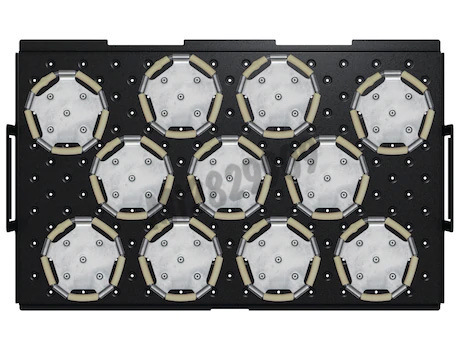 Plateforme 76 x 46 cm en résine phénolique pour 12 flacons erlenmeyer 2 L US Innova 44/44R