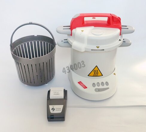 CLEARclave autoclave de paillasse Classic podiaclave 9 litres 134°C avec imprimante pour solides (non emballés)