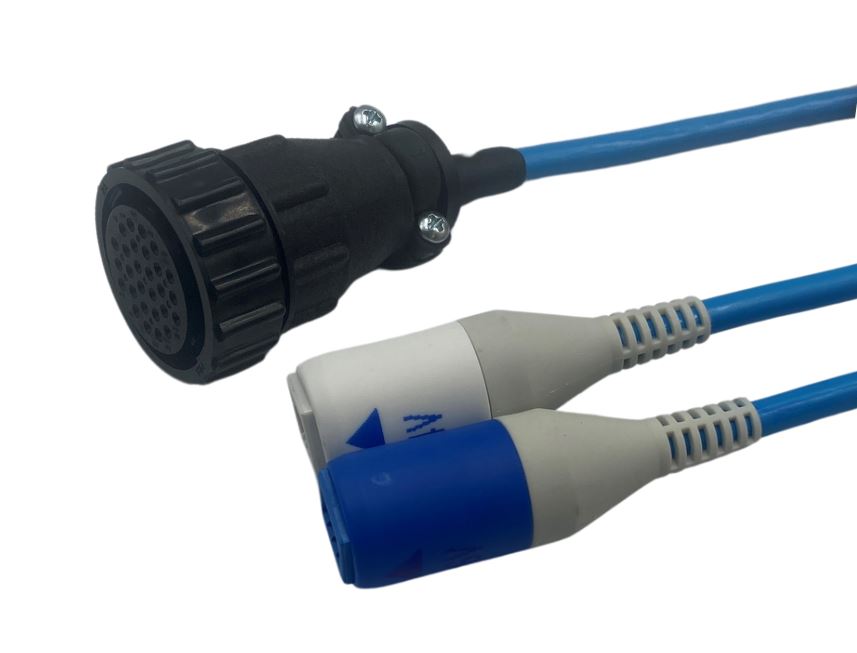 Câble ECG de raccordement Claravue - compatible Baie de kt bard- 4 et 6 voies- 1 sachet de 1 câble