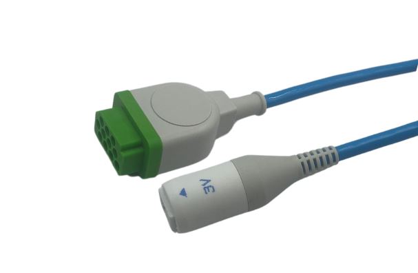 Câble ECG de raccordement Claravue - compatible GE - 3 voies - 1 sachet de 1 câble