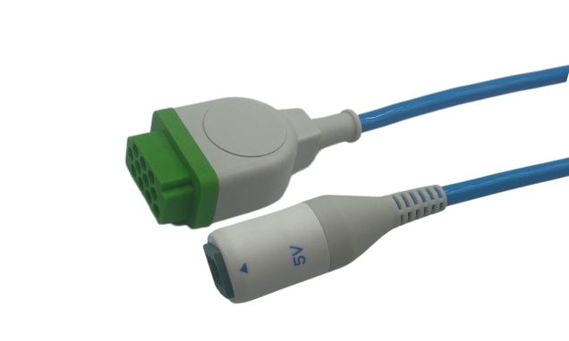Câble ECG de raccordement Claravue - 2,50m - compatible GE - 5 voies- 1 sachet de 1 câble