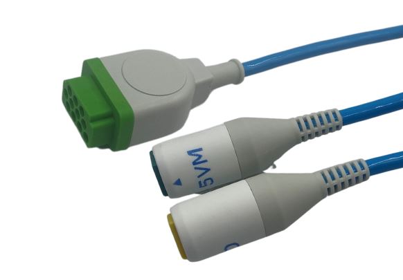 Câble ECG de raccordement Claravue - compatible GE - 5 et 5 voies - 1 sachet de 1 câble