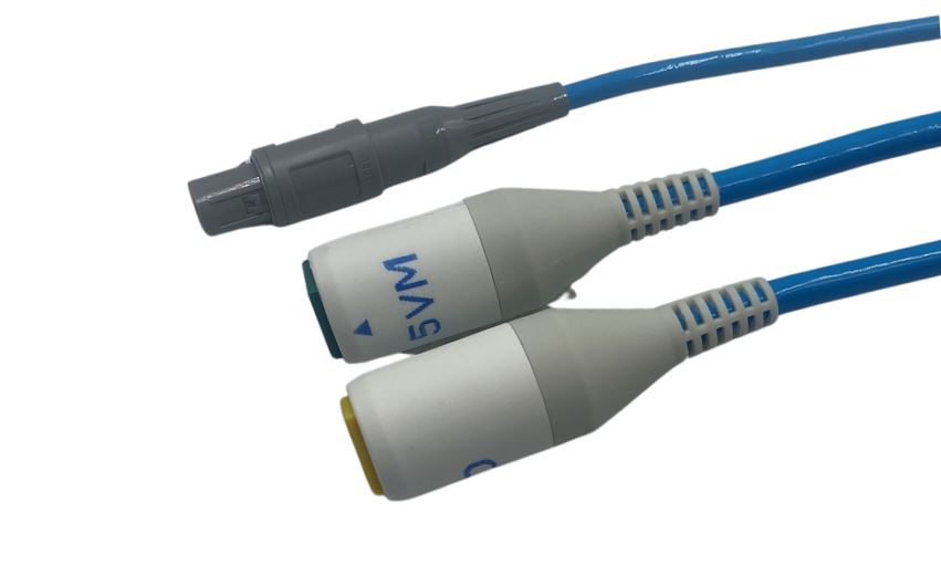 Câble ECG de raccordement Claravue - compatible Baie Kt Siemens Axiom xp- 5 et 5 voies- 1 sachet de 1 câble