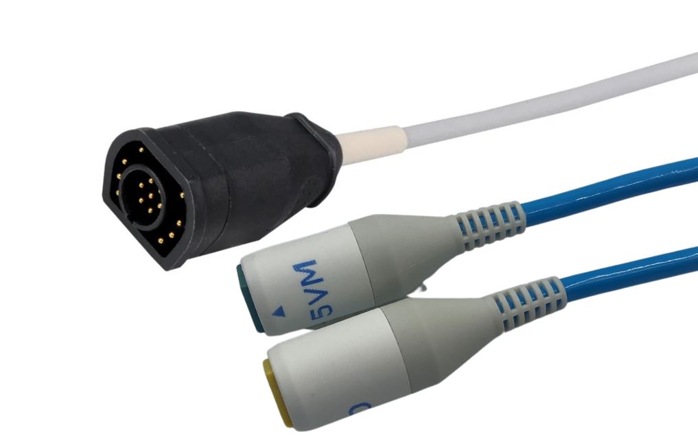 Câble ECG de raccordement Claravue - compatible Zoll séries m-r config - 5 et 5 voies - 1 sachet de 1 câble