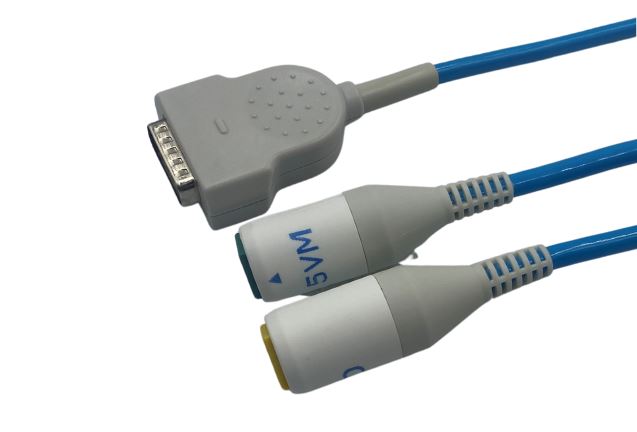 Câble ECG de raccordement Claravue - compatible GE Marquette Hellige -5 et 5 voies - 1 sachet de 1 câble