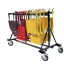 Chariot porte-chaises pliantes