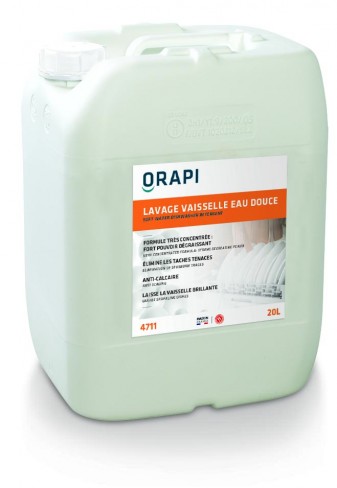 Liquide vaisselle machine eau douce Excel 1 bidon de 25 kg