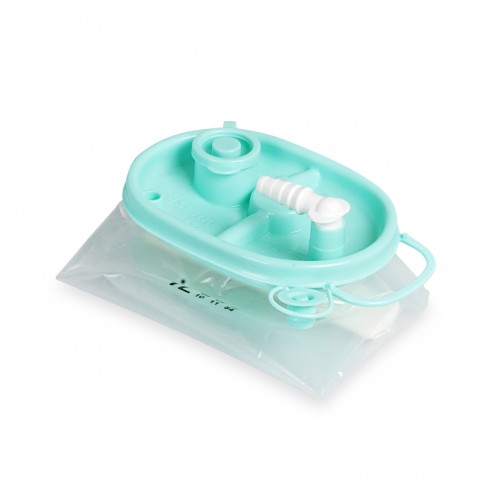 Poche d'aspiration usage unique Serres 1 L avec gélifiant - lot de 32 - pour dispositif à usage unique Accuvac et LSU