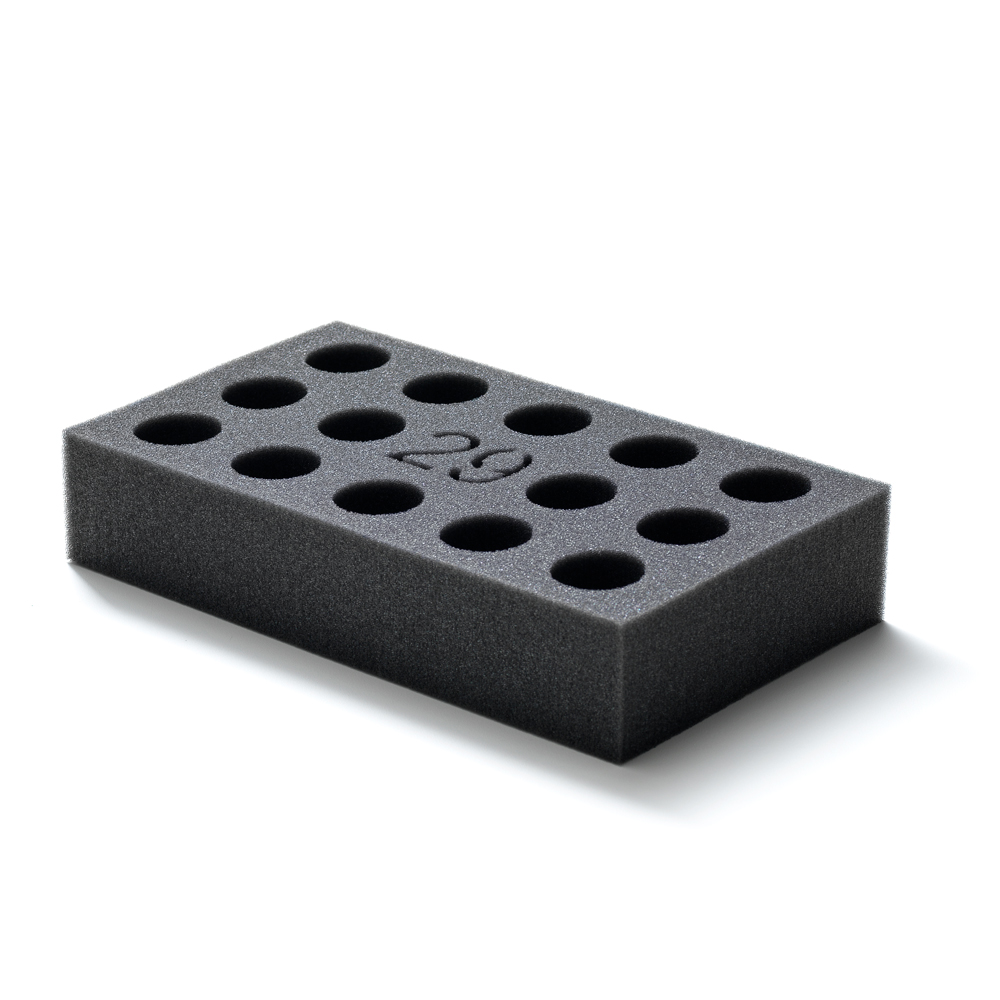 Rack portoir mousse pour Multi-TX5D 14 tubes diam 29mm